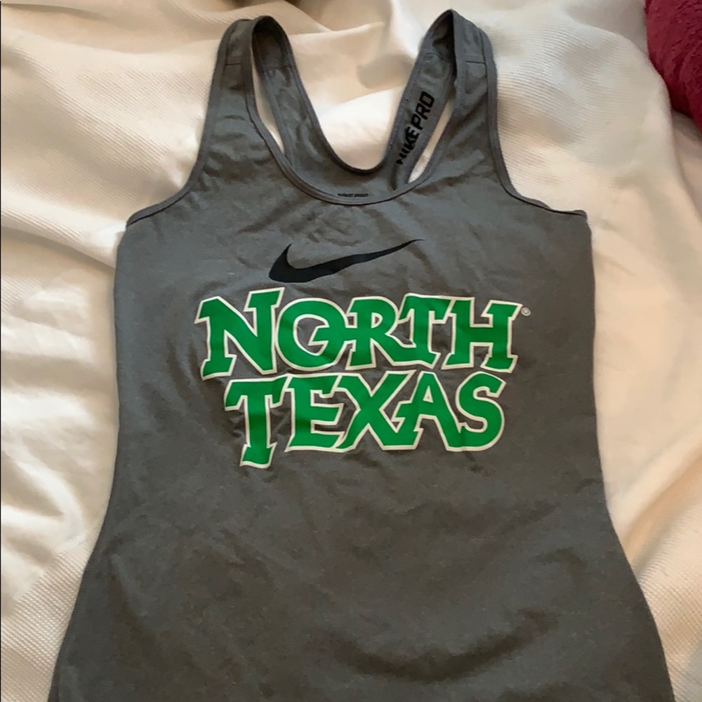 University of North Texas Nike Pro Tanktop Size S